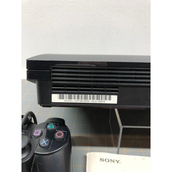Sony Playstation 3 PS3 slim Console CECH-2001B with one controller & Power Cord - Picture 8 of 12